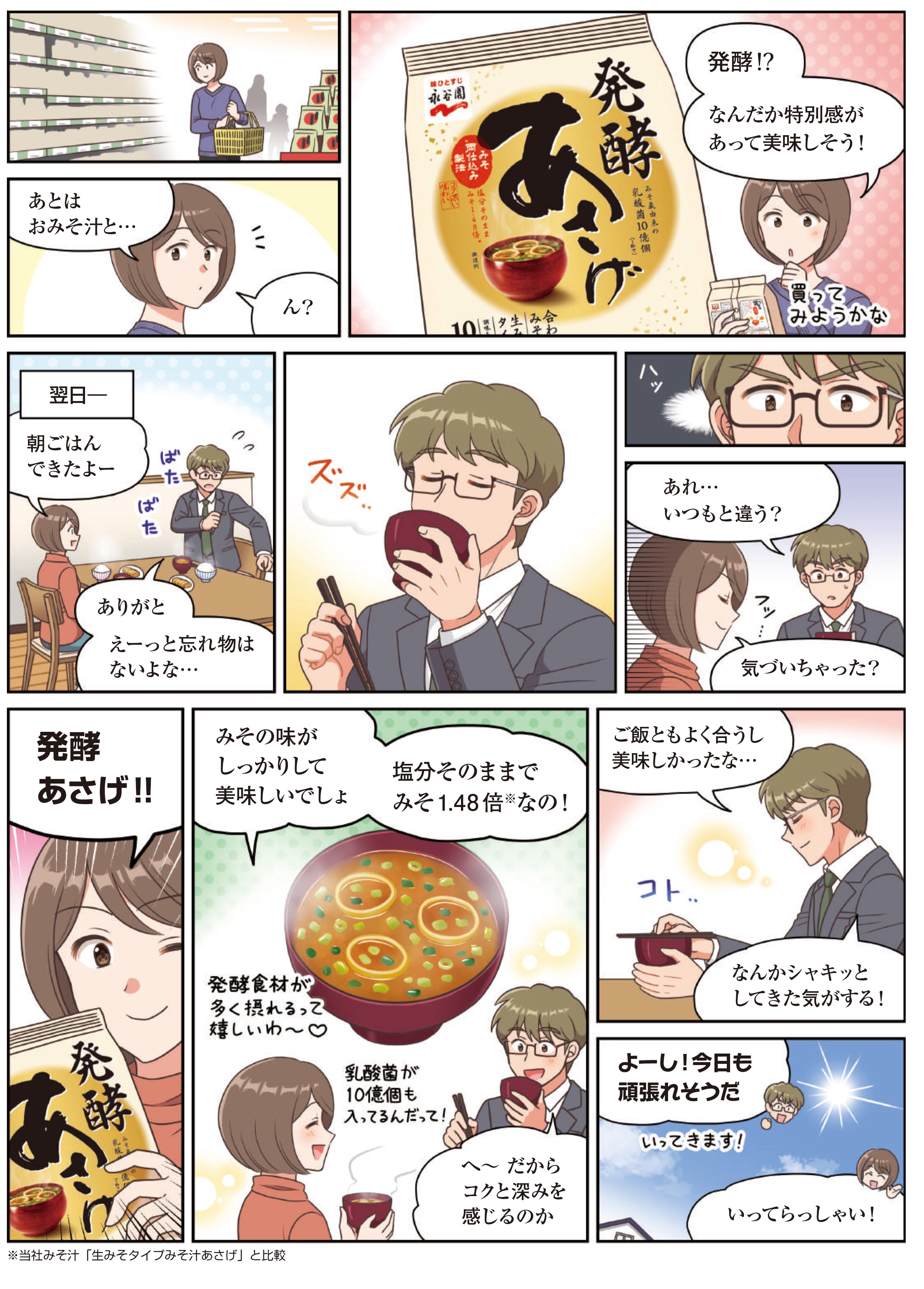 発酵あさげマンガ