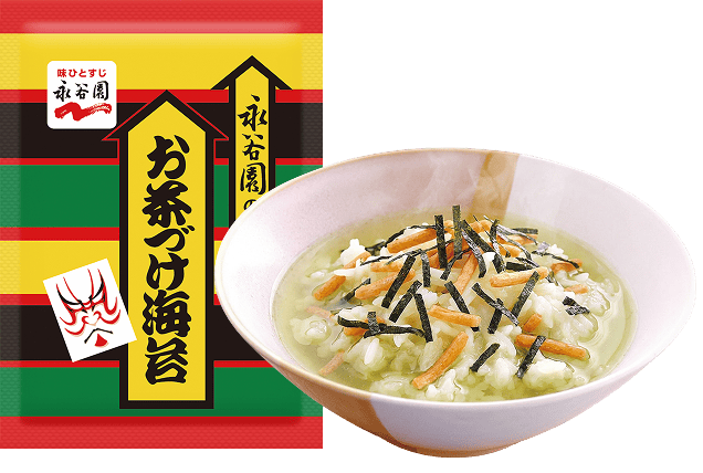 お茶づけ海苔と豆乳茶づけ