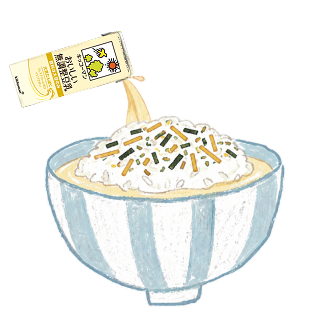 豆乳を注ぐ