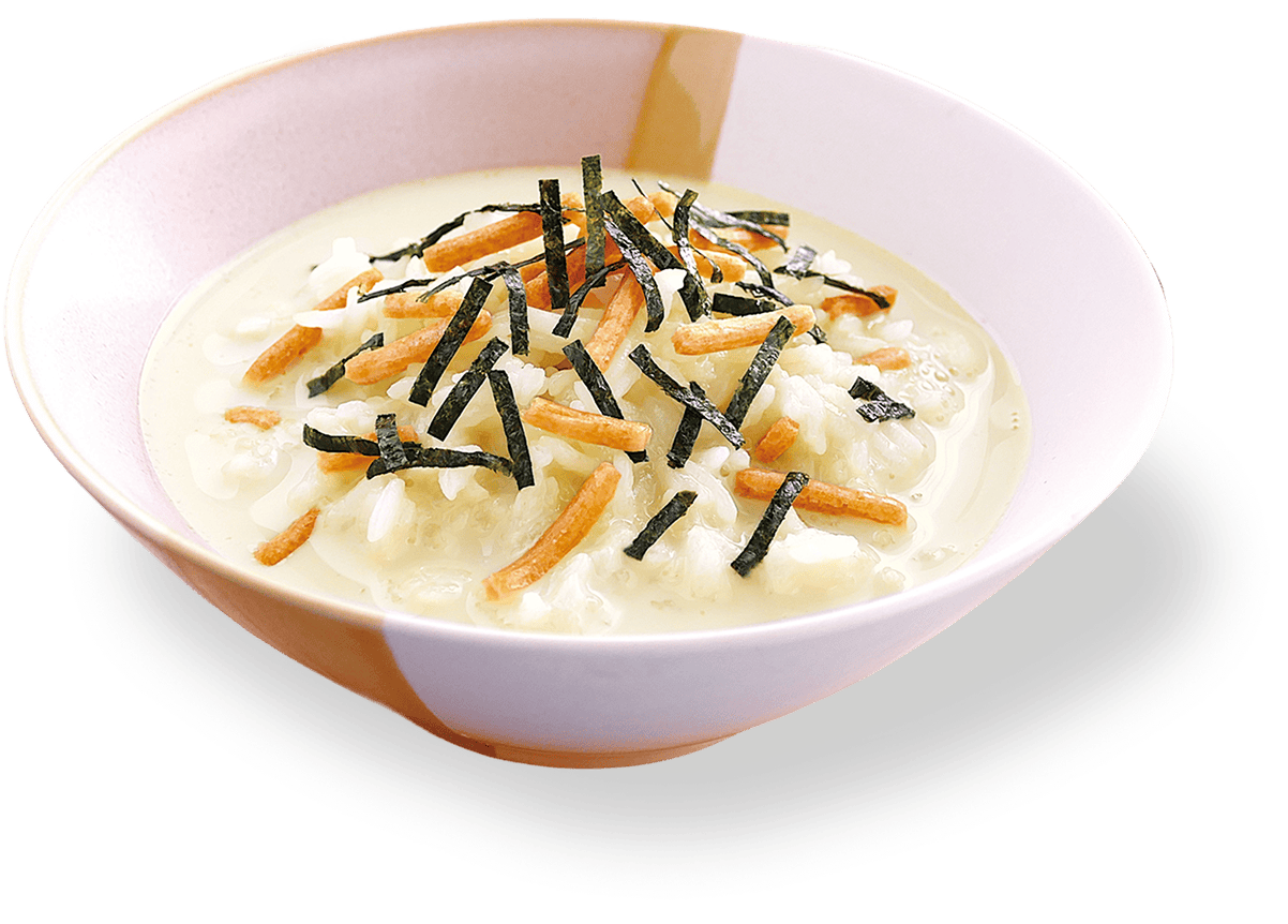 豆乳茶づけ
