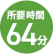 所要時間 64分