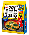 1杯でしじみ70個分のちから　みそ汁　徳用10食入パッケージ　生みそタイプ