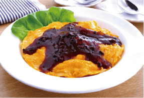 ふわとろ仕立て デミオムレツ