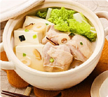 鶏肉と白菜の小鍋