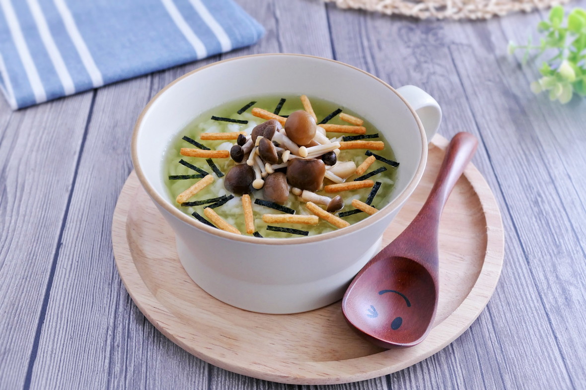 味付けきのこ茶づけ めざまし茶づけ アレンジレシピ 味ひとすじ 永谷園